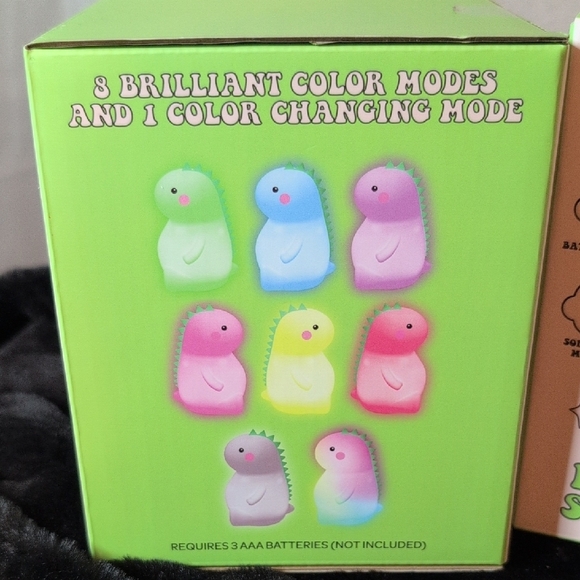 White LED Dinosaur Night Light Softโ and Huggable - Picture 5 of 9